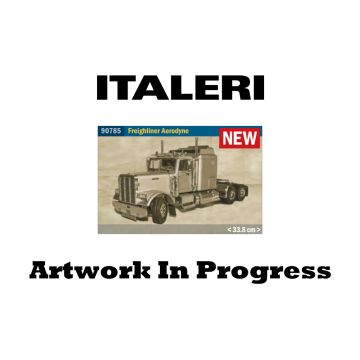 Italeri 1:24 Freightliner Aerodyne Truck Plastic Model Kit