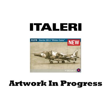 Italeri 1:72 Harrier GR.3 "Winter Camo" Plastic Model Kit