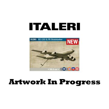 Italeri 1:72 KC-135 R/FR Stratotanker Aerial Refulling Aircraft Plastic Model Kit