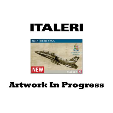 Italeri 1:72 Aermacchi MB-339A PAN Plastic Model Kit