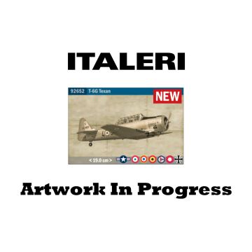 Italeri 1:48 North American T-6G Texan Trainer Aircraft Plastic Model Kit