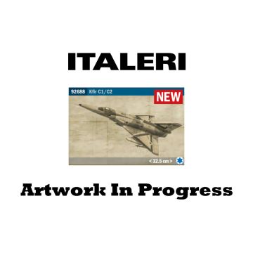 Italeri 1:48 IAI Kfir C1/C2 Combat Aircraft Plastic Model Kit