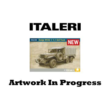Italeri 1:35 Dodge WC62 1½ ton 6x6 Truck Plastic Model Kit