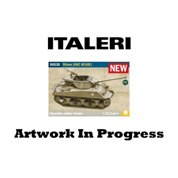 Italeri 1:35 90mm GMC M36B1 Tank Destroyer Plastic Model Kit