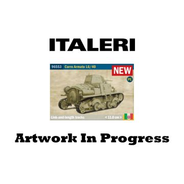 Italeri 1:35 Carro Armato L6/40 Light Tank Plastic Model Kit