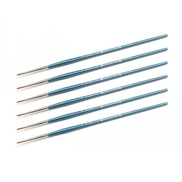 Italeri 0 Synthetic round Paint Brush with brown tip