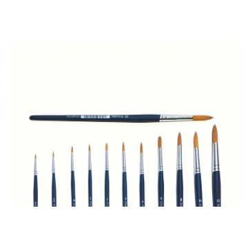 Italeri 1 Synthetic round Paint Brush with brown tip