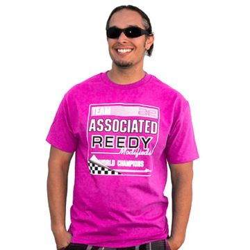Team Associated/Reedy '80'S T-Shirt - Pink Large