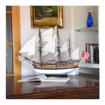 Artesnia HMS Endeavour Wood Ship Model Boat Kit