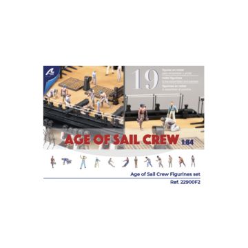 Artesania 1:84 Age Of Sail Crew - Set of 19 die cast figurines