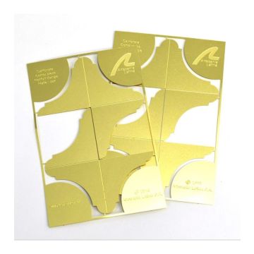 Artesnia Set 4 Brass Corner Edge Guard Nº 2 for Wood Ship Model Boat Kits