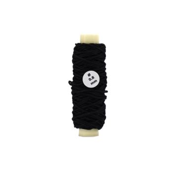 Artesania Cotton Thread Black 0.75mm for Wood Ship Model Boat Kits