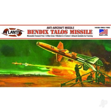 Atlantis Models 1:40 US NAVY Bendix Talos Anti-Aircraft Missile Plastic Model Kit