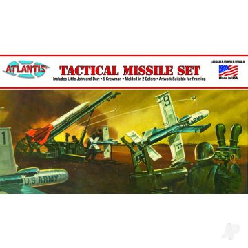 Atlantis Models 1:40 US Army Tactical Missile Set Plastic Model Kit