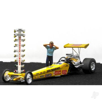 Atlantis Models Don Prudhomme Snake Rear Engine Dragster 1:24 Plastic Model Kit
