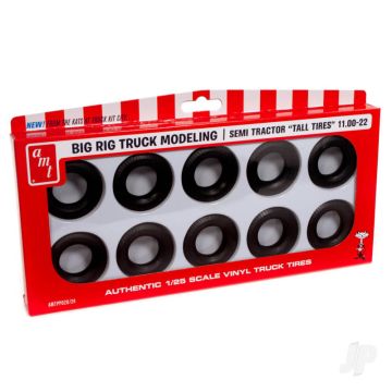 AMT Semi Truck Tall Tires Pack For Plastic Kit
