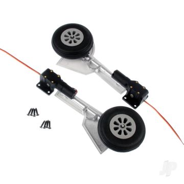 Arrows Hobby Main Landing Gear Set (Legs + Wheels + Retracts) (for P-47) 