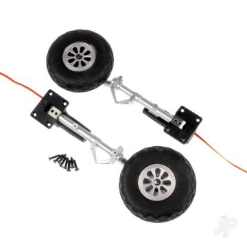 Arrows Hobby Main Landing Gear Set (Legs + Wheels + Retracts) (for P-51) 