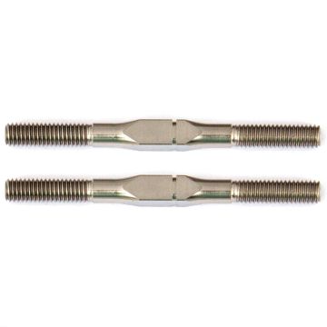 Team Associated Ft Titanium Turnbuckles 3x38mm Silver (2)