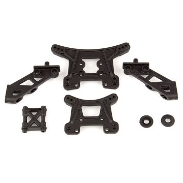 Team Associated Reflex 14b/14t Wing Mount, Front/Rear Shock Towers