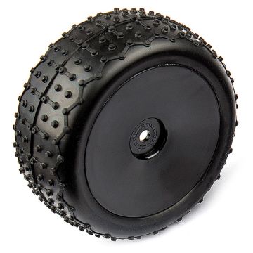 Team Associated Reflex 14b Narrow Mini Pin Tyres - Mounted