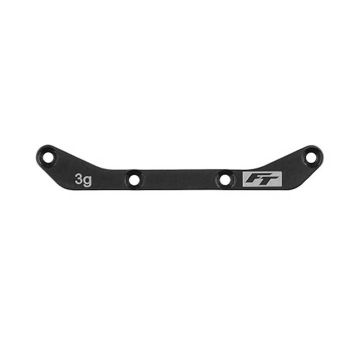 Team Associated RC28R Ft Lower Pod Plate, Steel