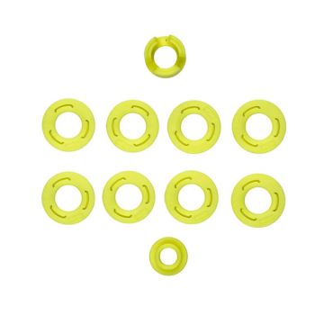 Team Associated RC28R FT Side Wall Flange Set, Yellow