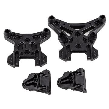 Team Associated Rival MT8 Shoc K Towers And Centre Brace Moun