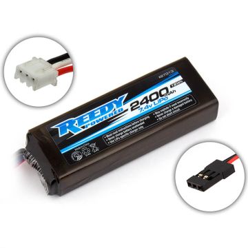 REEDY LIPO PRO TX/RX 2400MAH 2S 7.4V FLAT