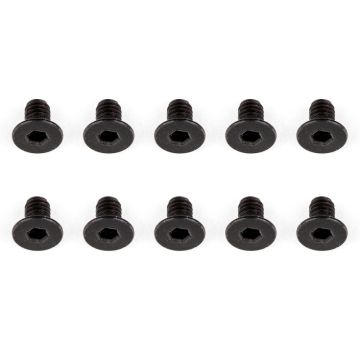 Team Associated Screws M2.5x4mm Fhcs (10)