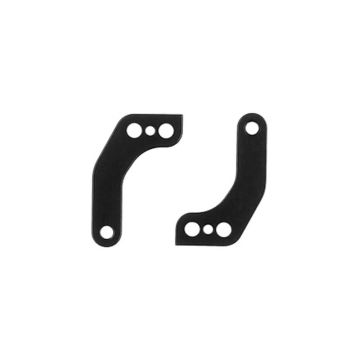 Associated TC8 Front Steering Block Arm Set