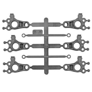 Associated TC8 FT Carbon Steering Block Set