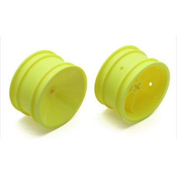 Team Associated RC10 2.2 Rear Wheel Yellow (For 3/16 Axle)
