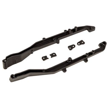Team Associated RC10sc6.4 Front Side Rails & Tower Wedges Carb