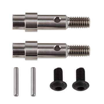 Team Associated B6 Front Titanium Hex Adapter Front Axles