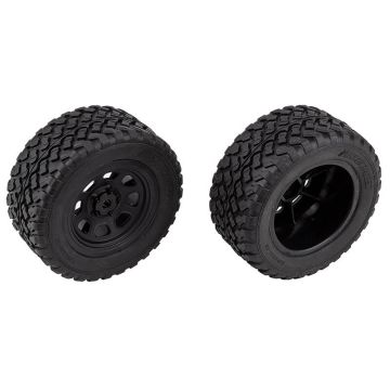 Team Associated Pro2 Lt10sw Rear Wheels & Tyres Mounted