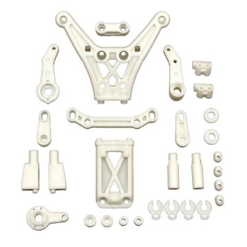 Team Associated DC10 Steering Bellcrank/Top Plate - Natural