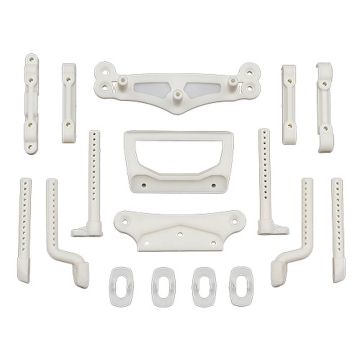 Team Associated DC10 Arm/Body/ Bumper Mounts - Natural