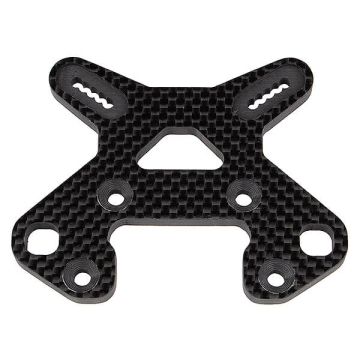 Team Associated RC8b4 FT Front Shock Tower, Carbon Fibre