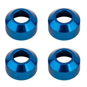 Team Associated RC8b4 Front CVA Axle Sleeves Blue Aluminium