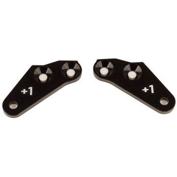 Team Associated RC8b4.1/E Steering Block Arms +1, Aluminium