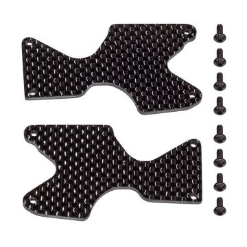 Team Associated RC8B4.1 FT Rear Suspension Arm Inserts Cf