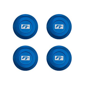 Associated RC8 FT Aluminium Capped Wheel Nuts 17mm (4)