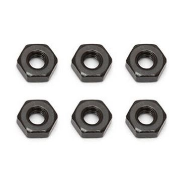 Team Associated M3 Nut (Black)