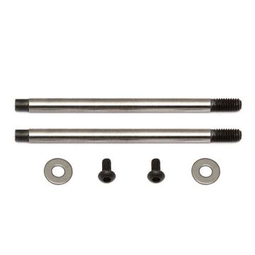 Team Associated 3x27.5 Shock Shaft V2 Chrome For As91577/91578