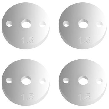 Team Associated Ft 12mm Pistons V2 2 X 1.5mm Flat (Screw Mount)