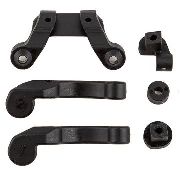 Team Associated RC10b6.4 Front Wing Mount, Fan Mounts & Batt