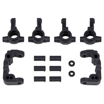 Team Associated RC10b6.4 -1mm Scrub Caster And Steering Bloc