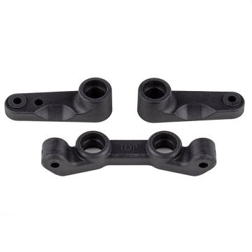 Team Associated RC10b7 Front Steering Bellcrank/Rack Carbon