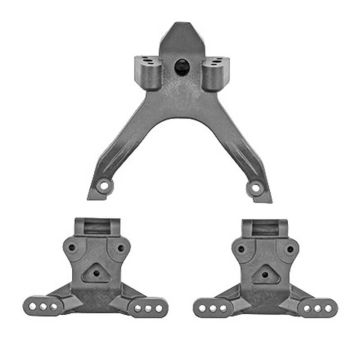 Team Associated RC10b7.1 FT Carbon Top Plate & Ballstud Mount